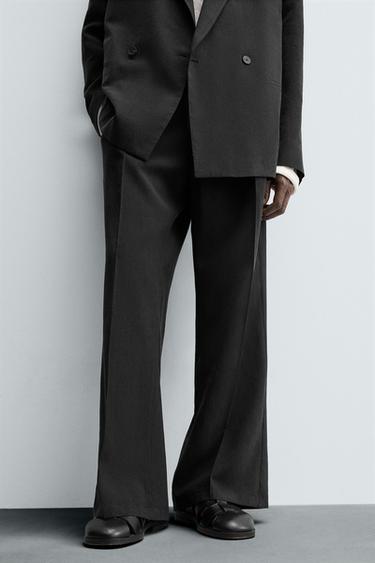 FLOWING SUIT TROUSERS - Black by Zara