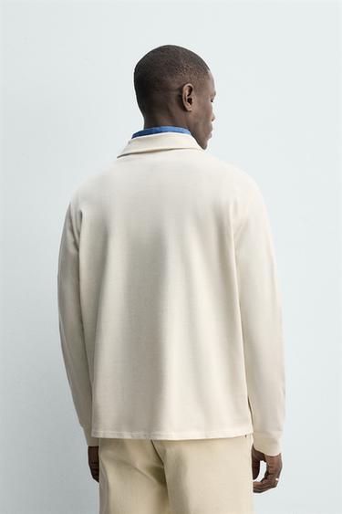 POLO REGULAR FIT - Blanc cassé de Zara - Image 2