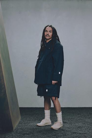 PARKA CORTA OVERSIZED FIT X SR_A - Blu Marino di Zara