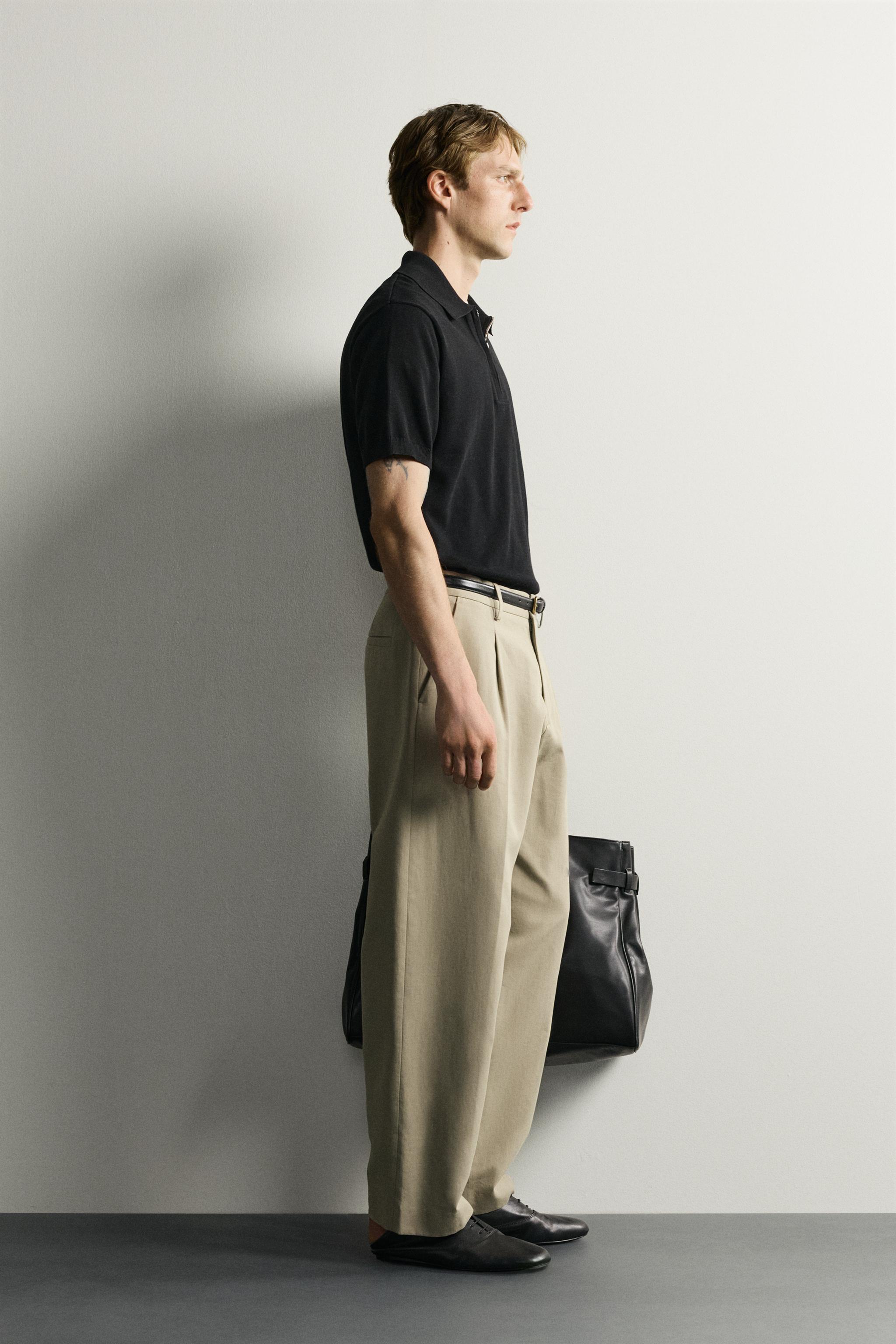 POLO EN MAILLE À COL ZIPPÉ
