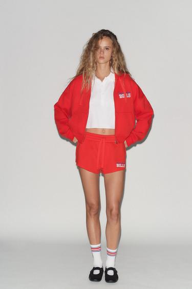 SHORTS NFL BILLS - Rojo de Zara - Imagen 0