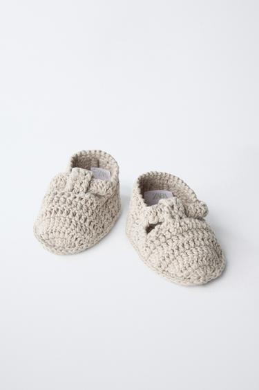 CHAUSSONS EN MAILLE - Bleu de Zara - Image 2