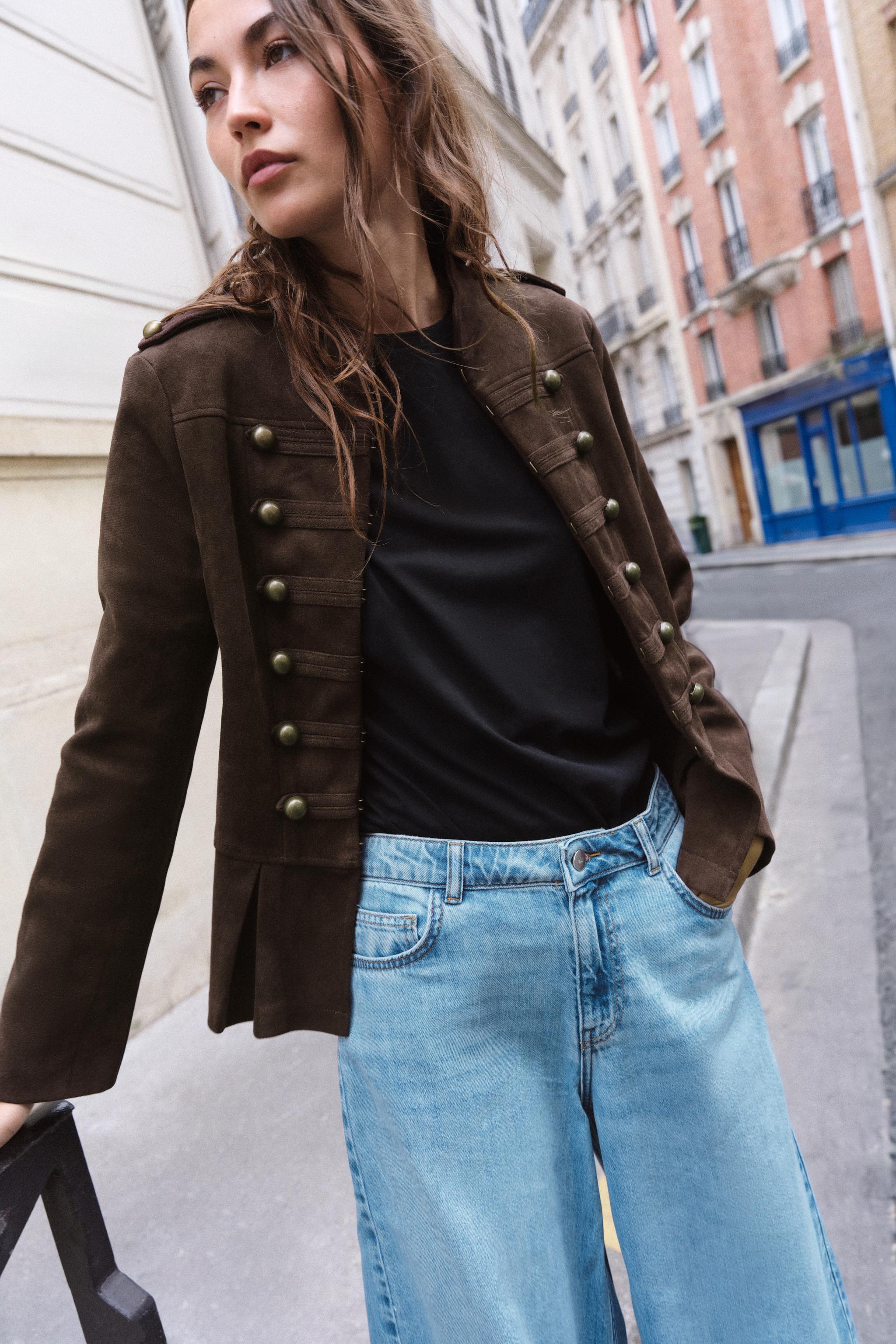 Женские шорты Zara Z1975 LONG DENIM BERMUDA SHORTS — фото 4