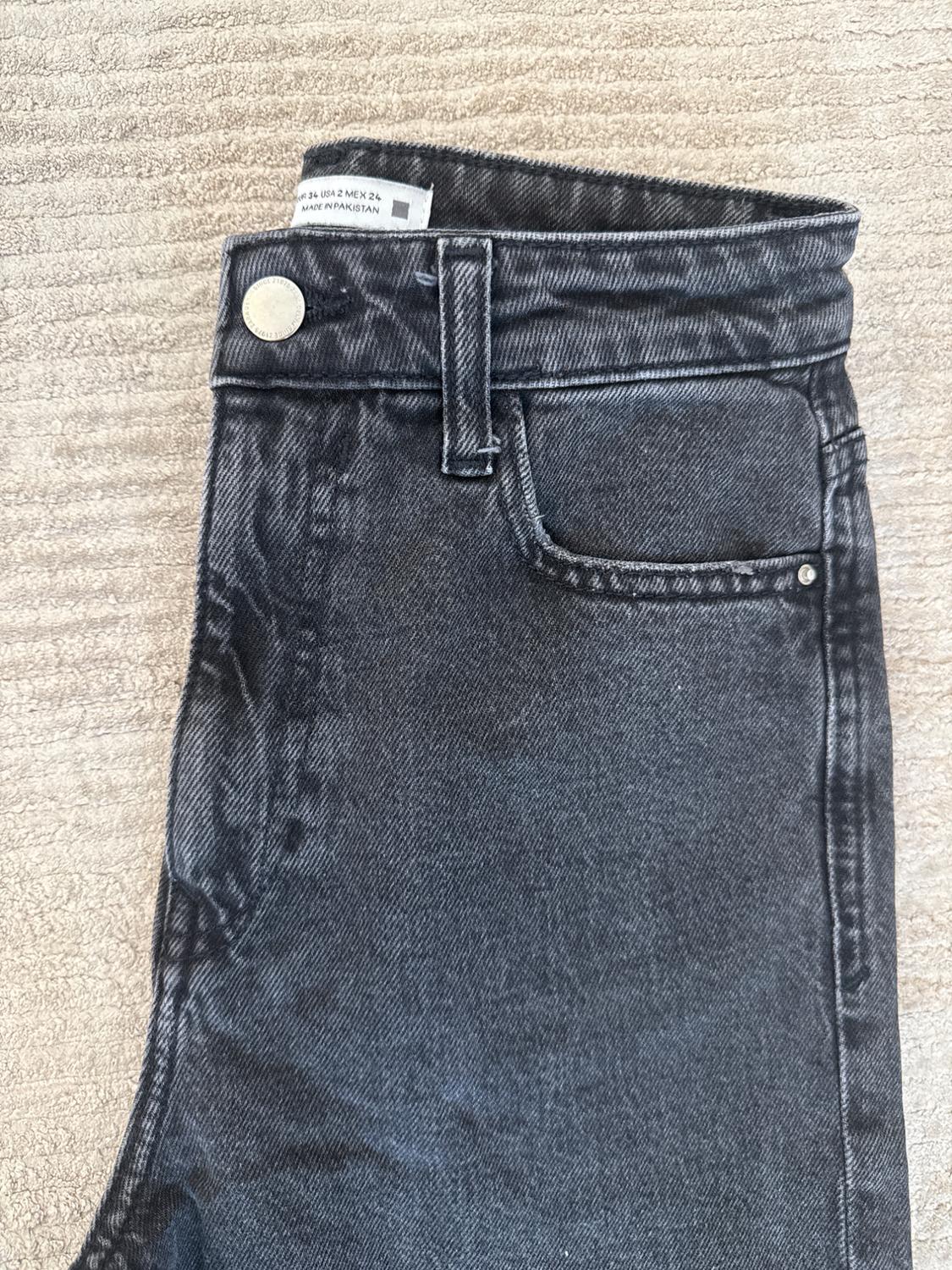 JEANS ZARA RECTO TIRO ALTO EFECTO LAVADO - Image 3
