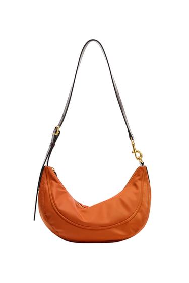 OVALE SCHOUDERTAS - Oranje van Zara