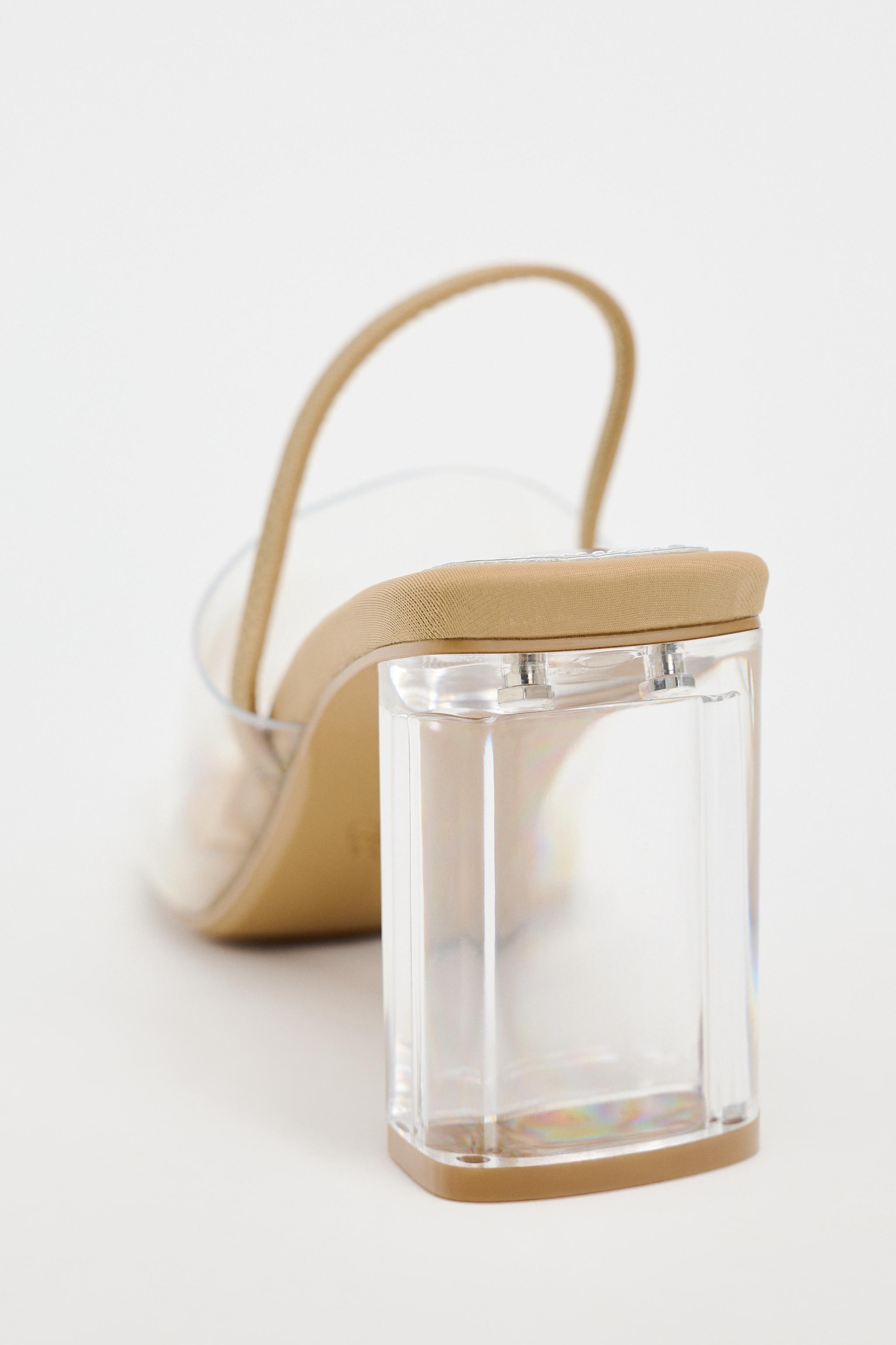 Zara best sale clear heels