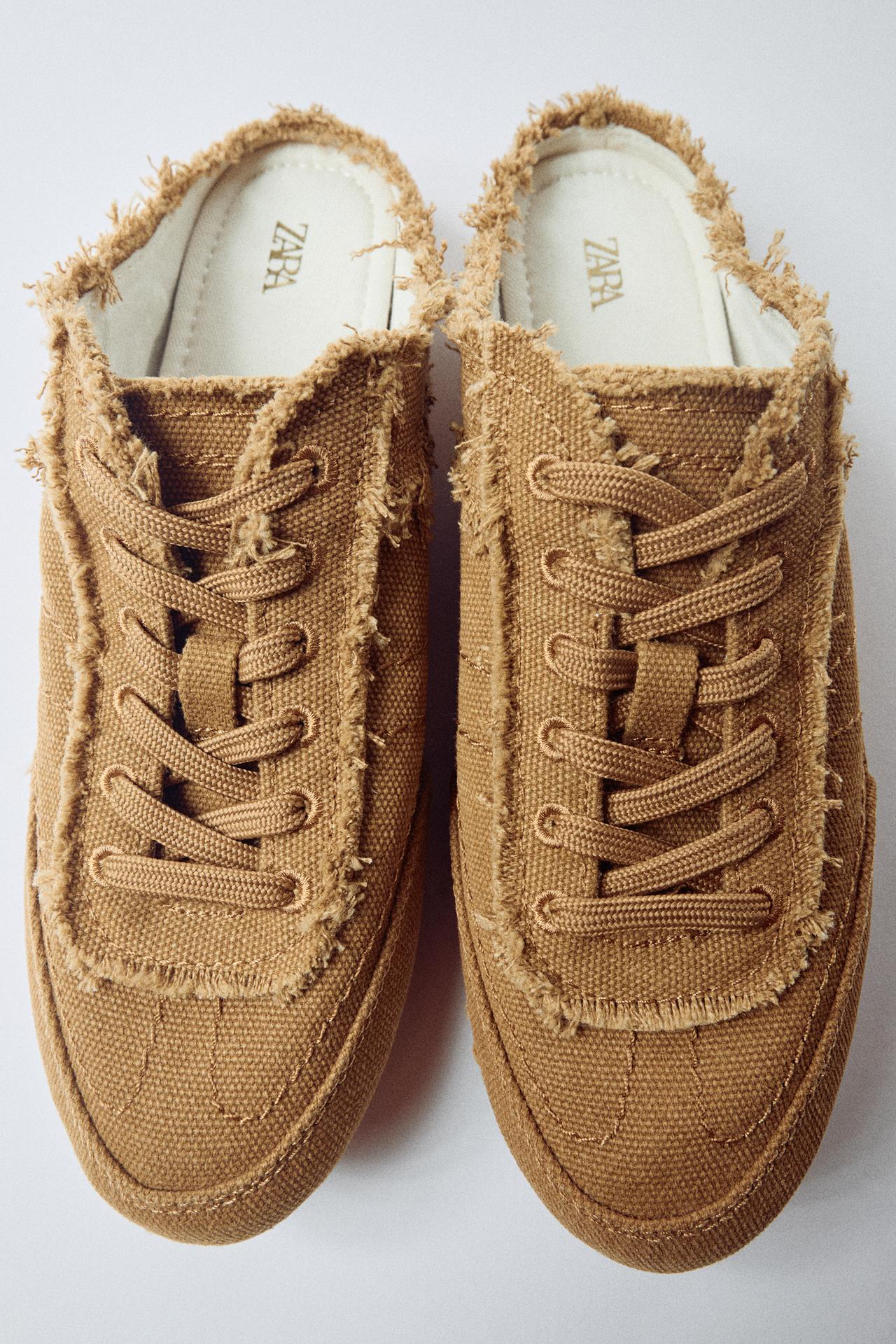 SLINGBACK TRAINERS — Brown