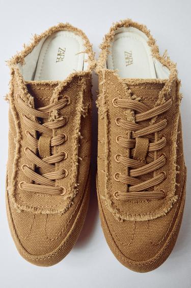 SLINGBACK TRAINERS — Brown 1