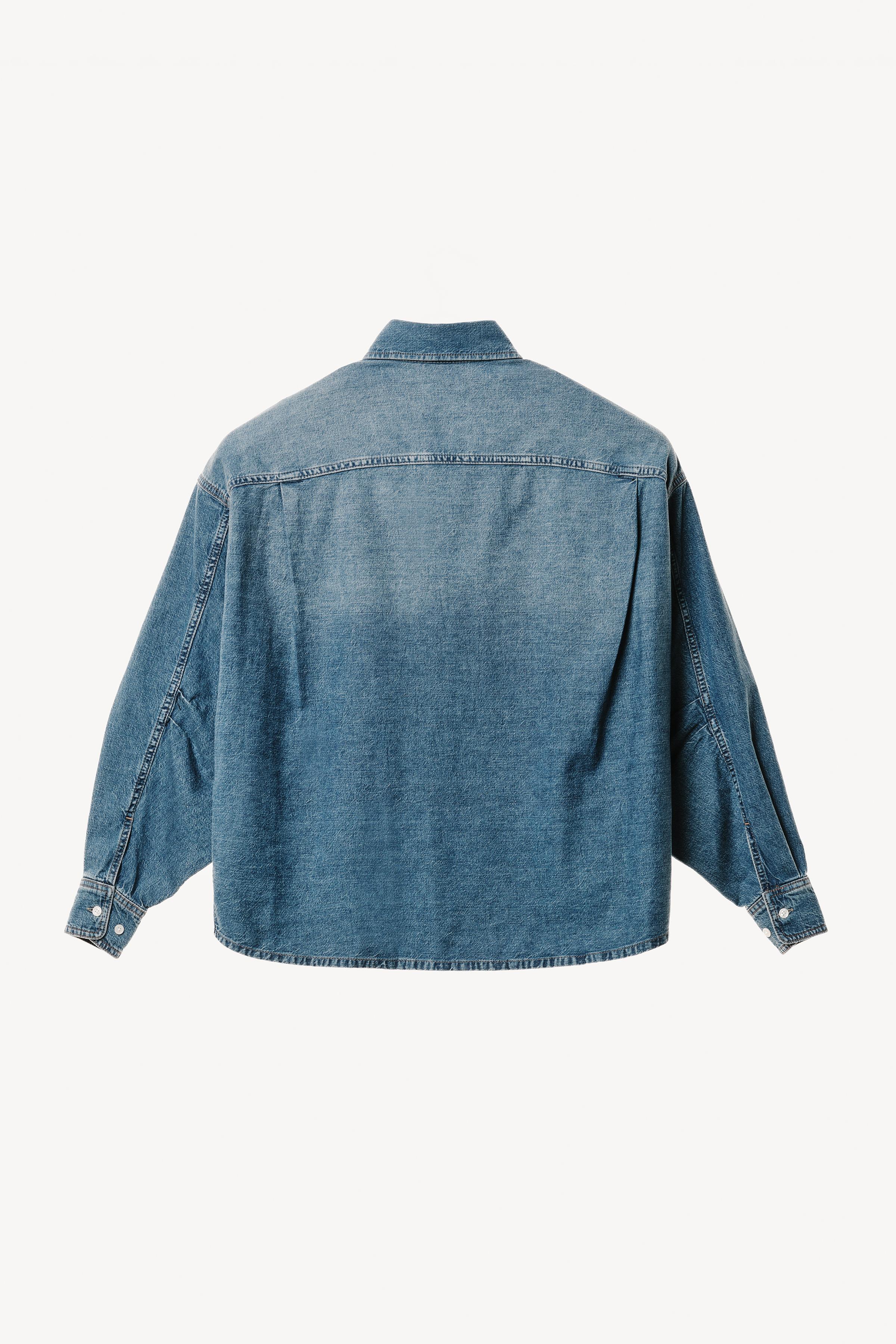 WILLY CHAVARRIA X ZARA EMBROIDERED BOXY FIT DENIM SHIRT