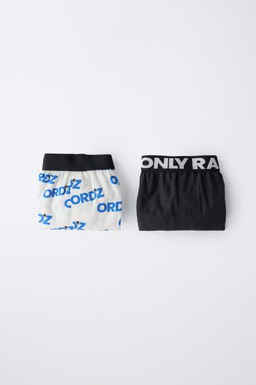 8-14 YEARS/ TWO-PACK OF SKATE POPLIN BOXERS - Multicoloured by Zara - Image 4