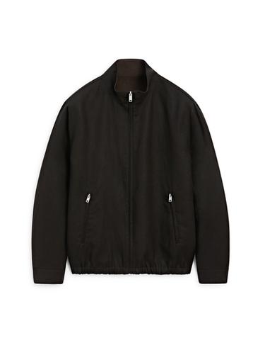 Zara Reversible linen jacket - Black