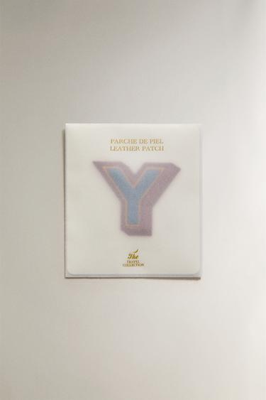 LEATHER LETTER Y PATCH - Multicoloured by Zara - Image 3