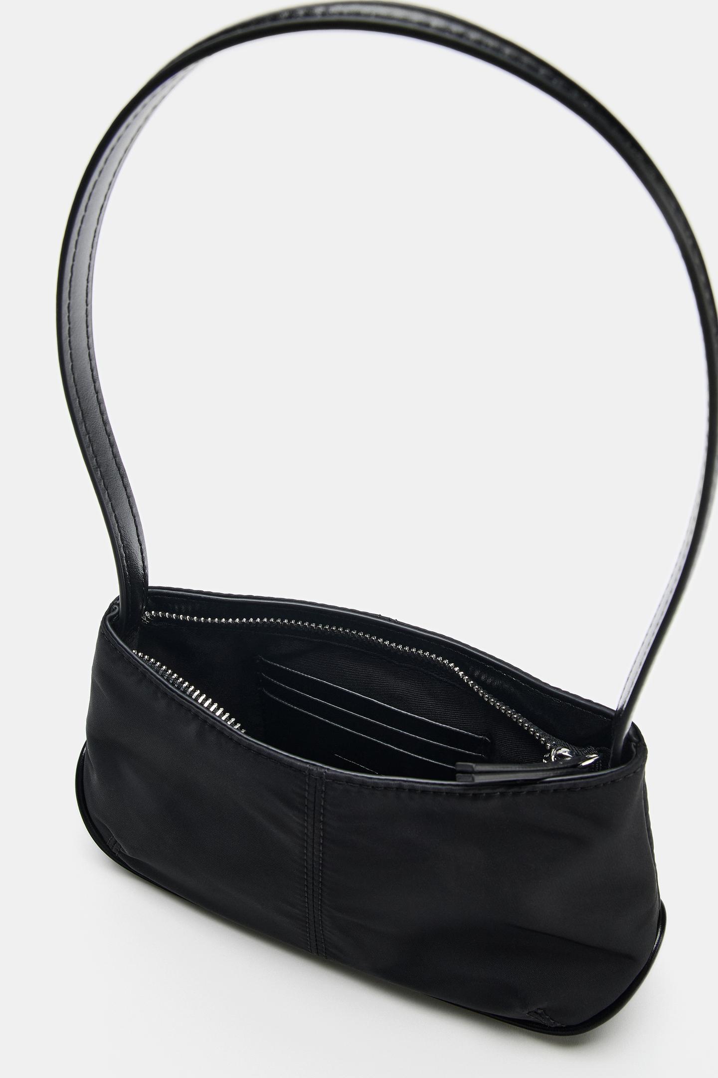 Женская сумка Zara Mini Shoulder, цвет: Чёрный — фото 6