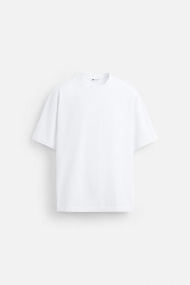 BASIC HEAVYWEIGHT T-SHIRT - White by Zara