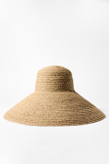 SOMBRERO RAFIA 100% - Beige claro de Zara