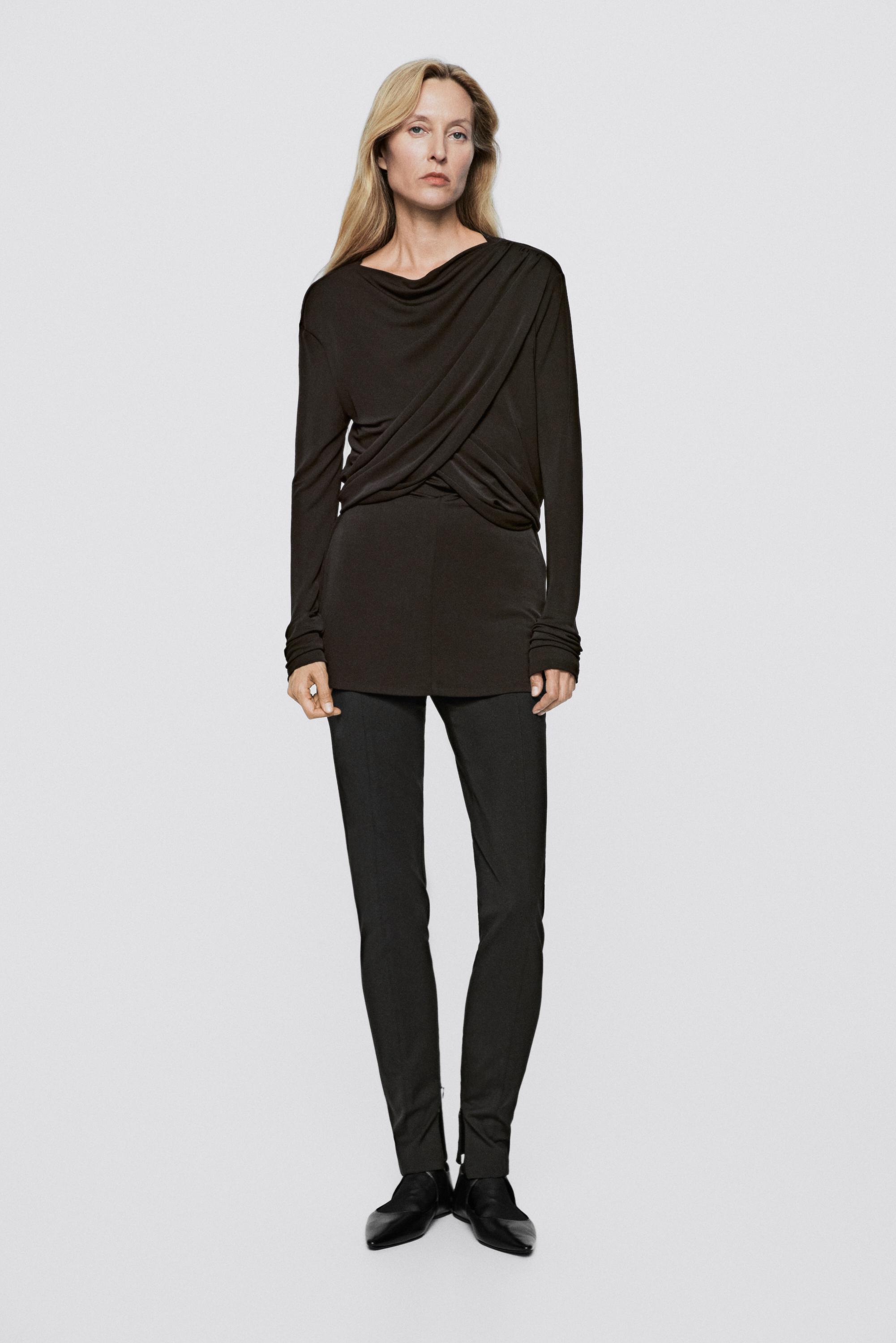Draped long sleeve top - LIMITED EDITION