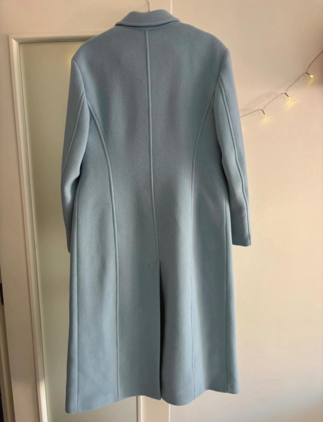 FITTED WOOL BLEND COAT ZW COLLECTION - Image 3