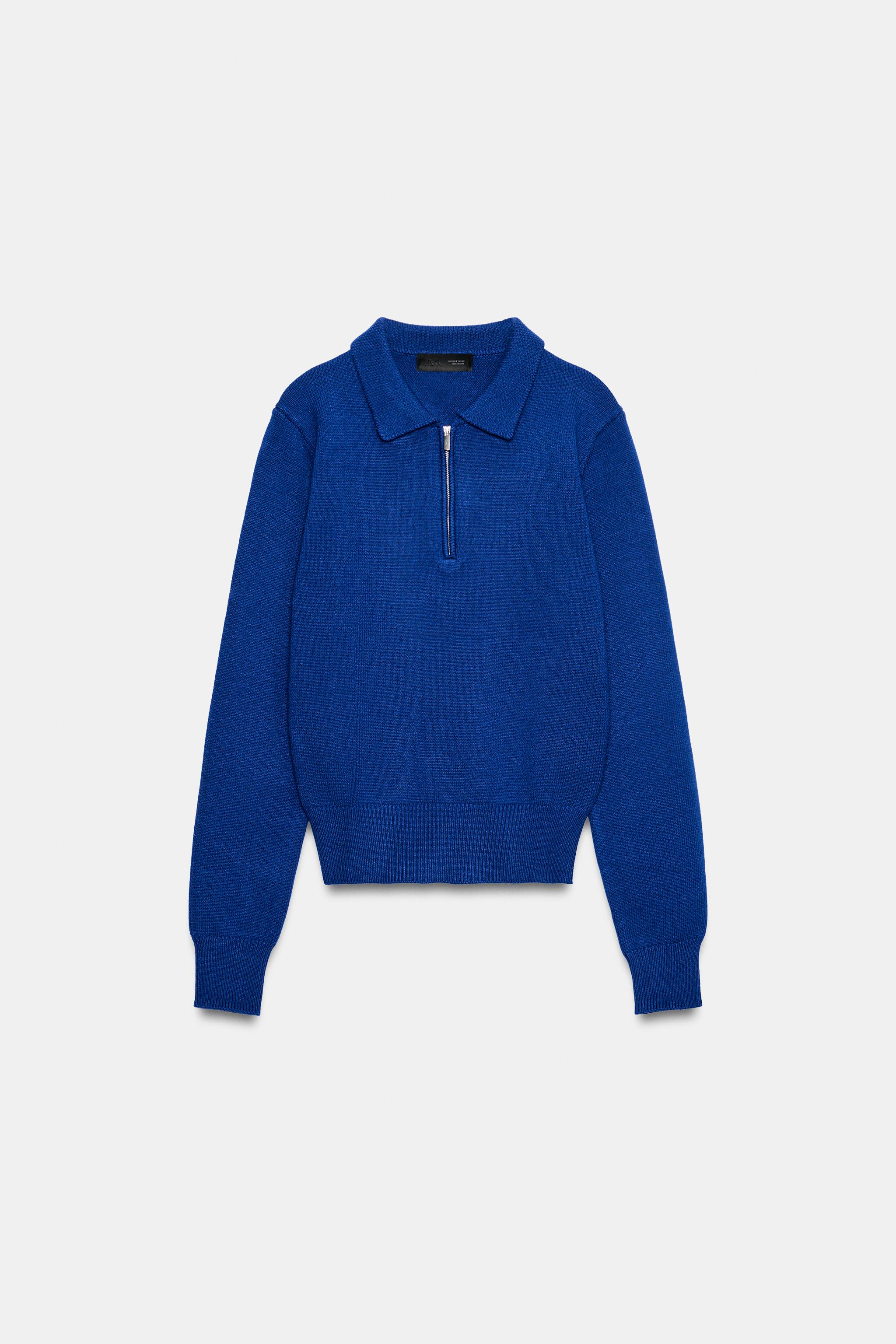 ZIP-UP KNIT POLO - thumbnail 2
