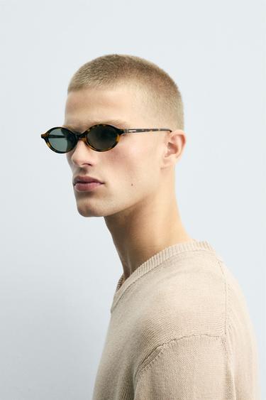 OVAL SUNGLASSES - Tortoiseshell by Zara - Image 1