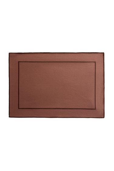 CONTRAST SCALLOPED PLACEMAT - Pink by Zara