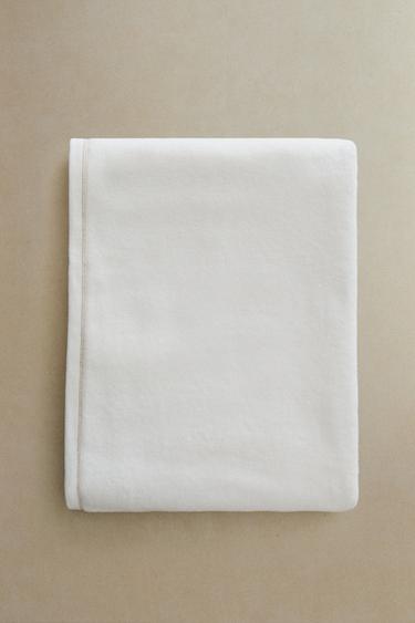 BATH TOWEL WITH METALLIC THREAD DETAIL - Oyster-white by Zara - Image 4