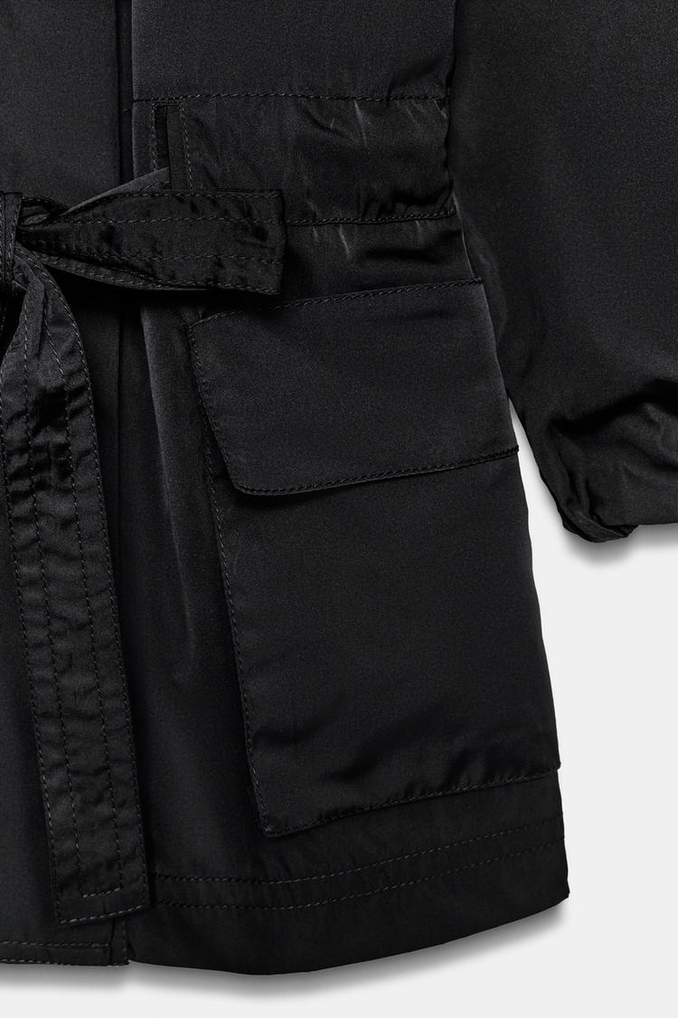 Chaqueta con cinturón de la colección ZW 4