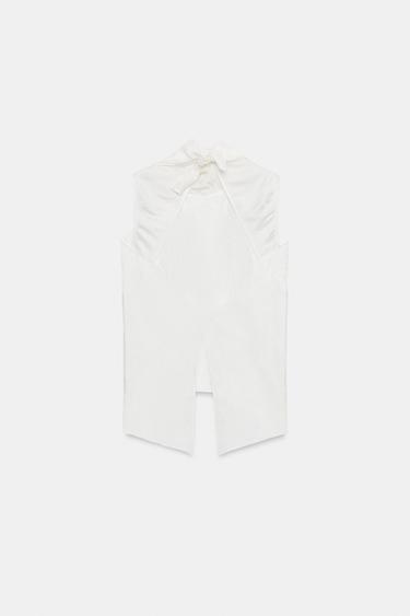 TOP JACQUARD ZW COLLECTION LIMITED EDITION - Blanc de Zara - Image 3