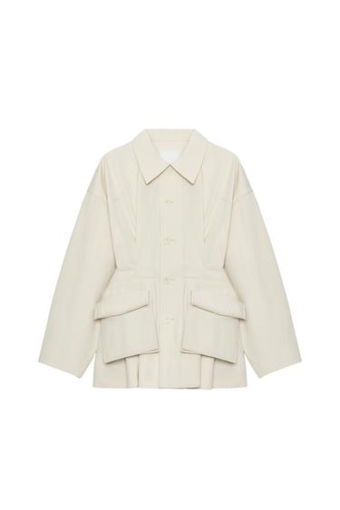 ZW COLLECTION POCKET JACKET - Light tan by Zara
