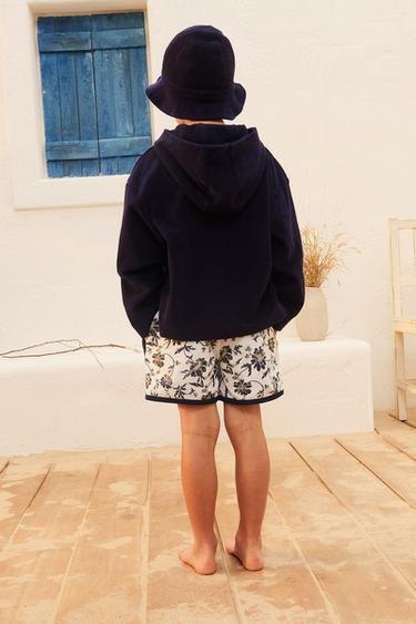 SHORT DE BAIN À FLEURS ÉDITION LIMITÉE - Imprimée de Zara - Image 3