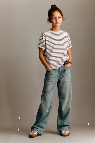 Pantalones Vaqueros Conjuntos En Jean Para Niñas Vaqueros De Niña Ver Todo ZARA Perú