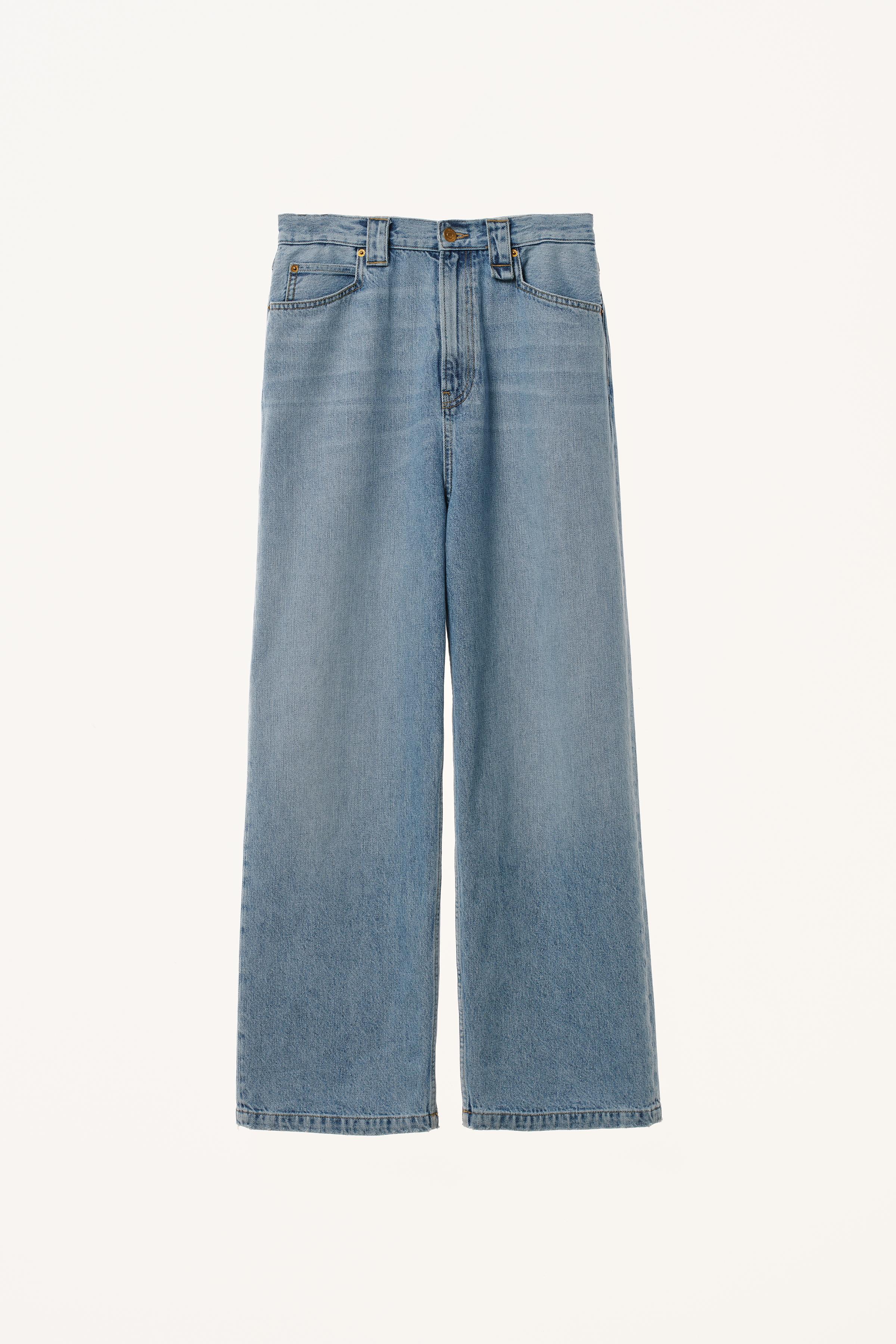 WILLY CHAVARRIA X ZARA MID-RISE WIDE LEG JEANS