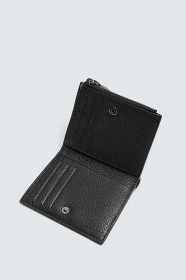 LEATHER CARD HOLDER - Black by Zara - Image 2