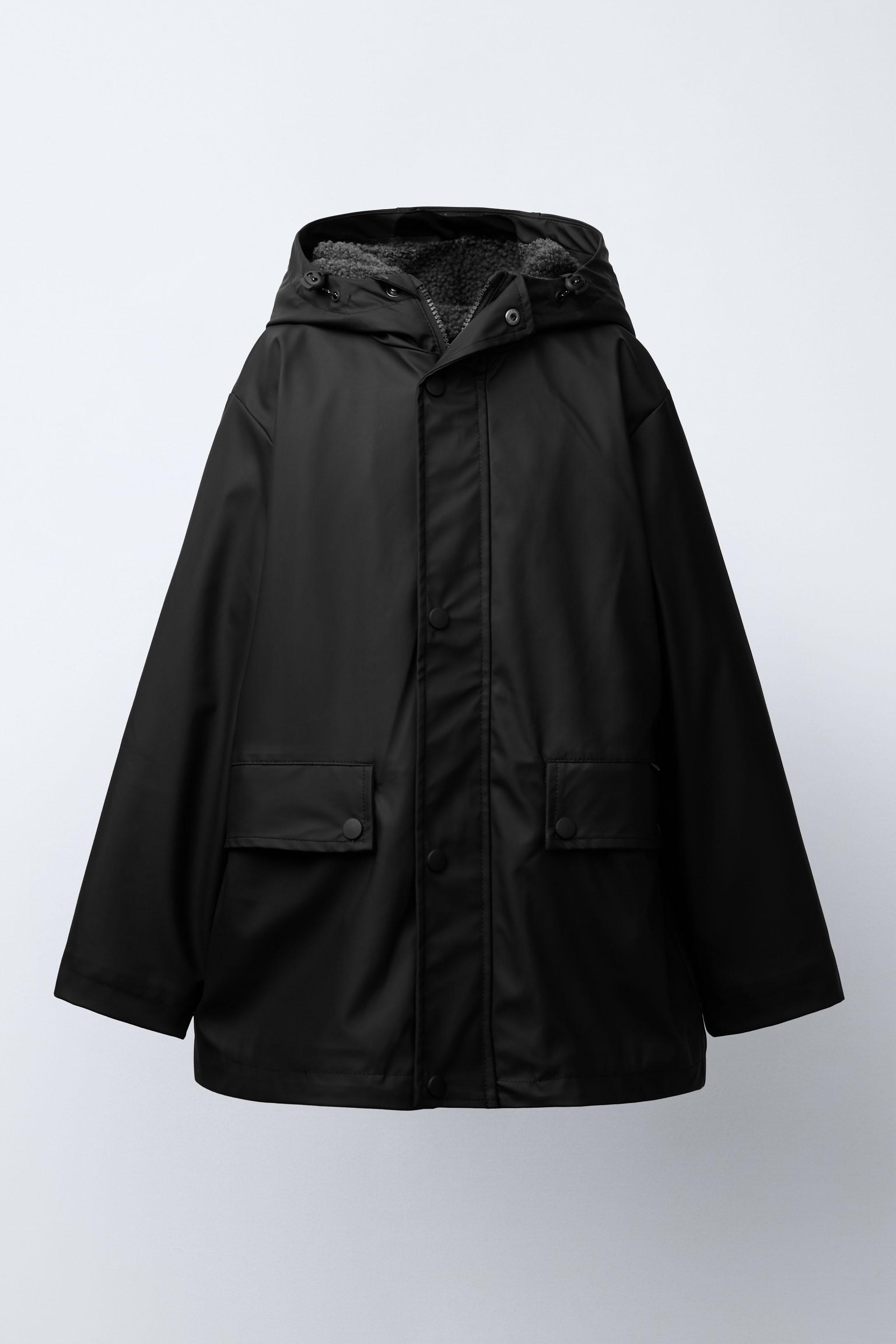 RUBBERIZED WATER REPELLENT PARKA - Black | ZARA United States