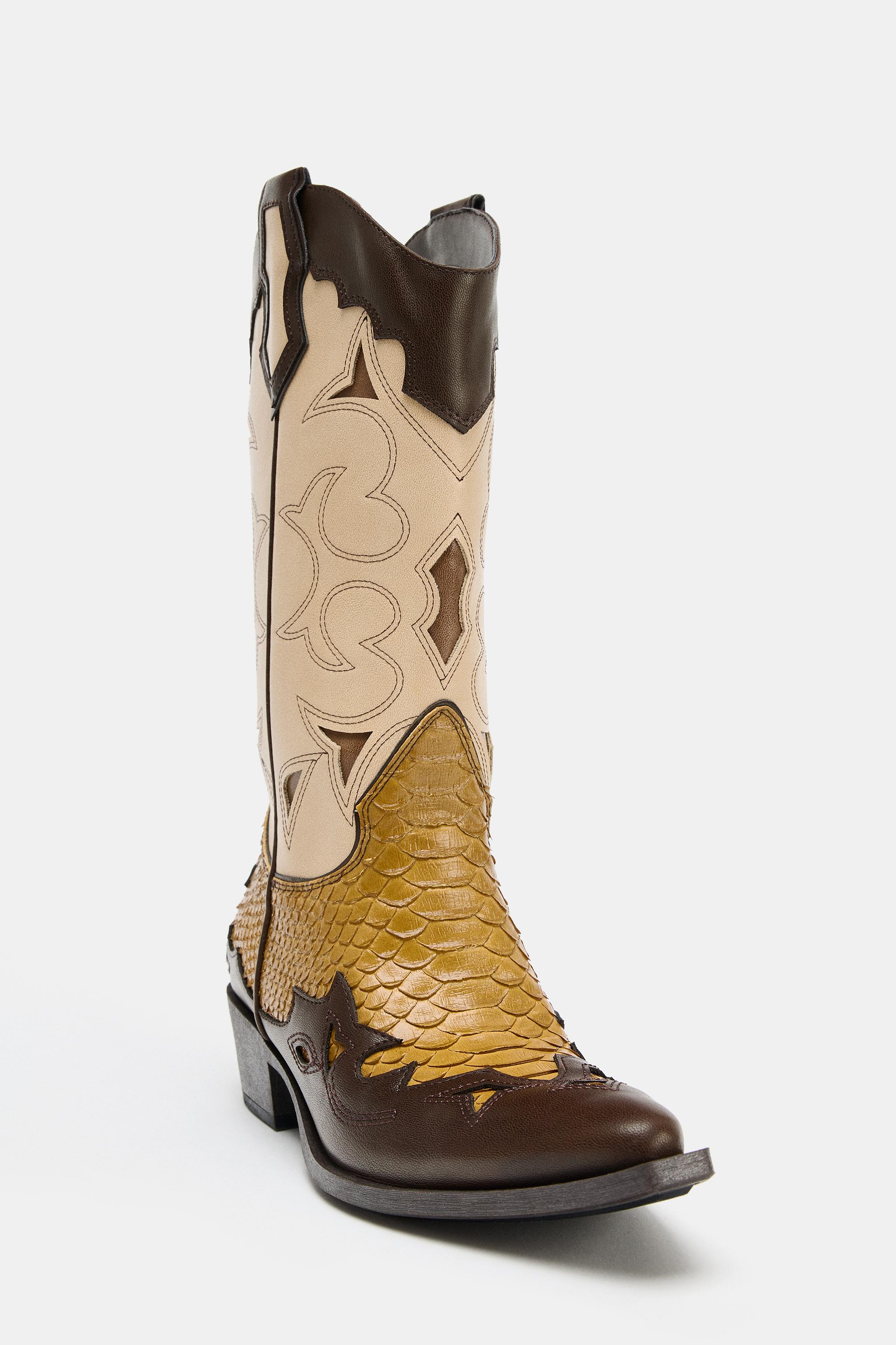 COMBINED COWBOY BOOTS