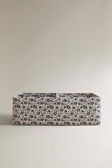 Zara FLORAL BABY CLOTHES ORGANIZER - Blue - Image 0