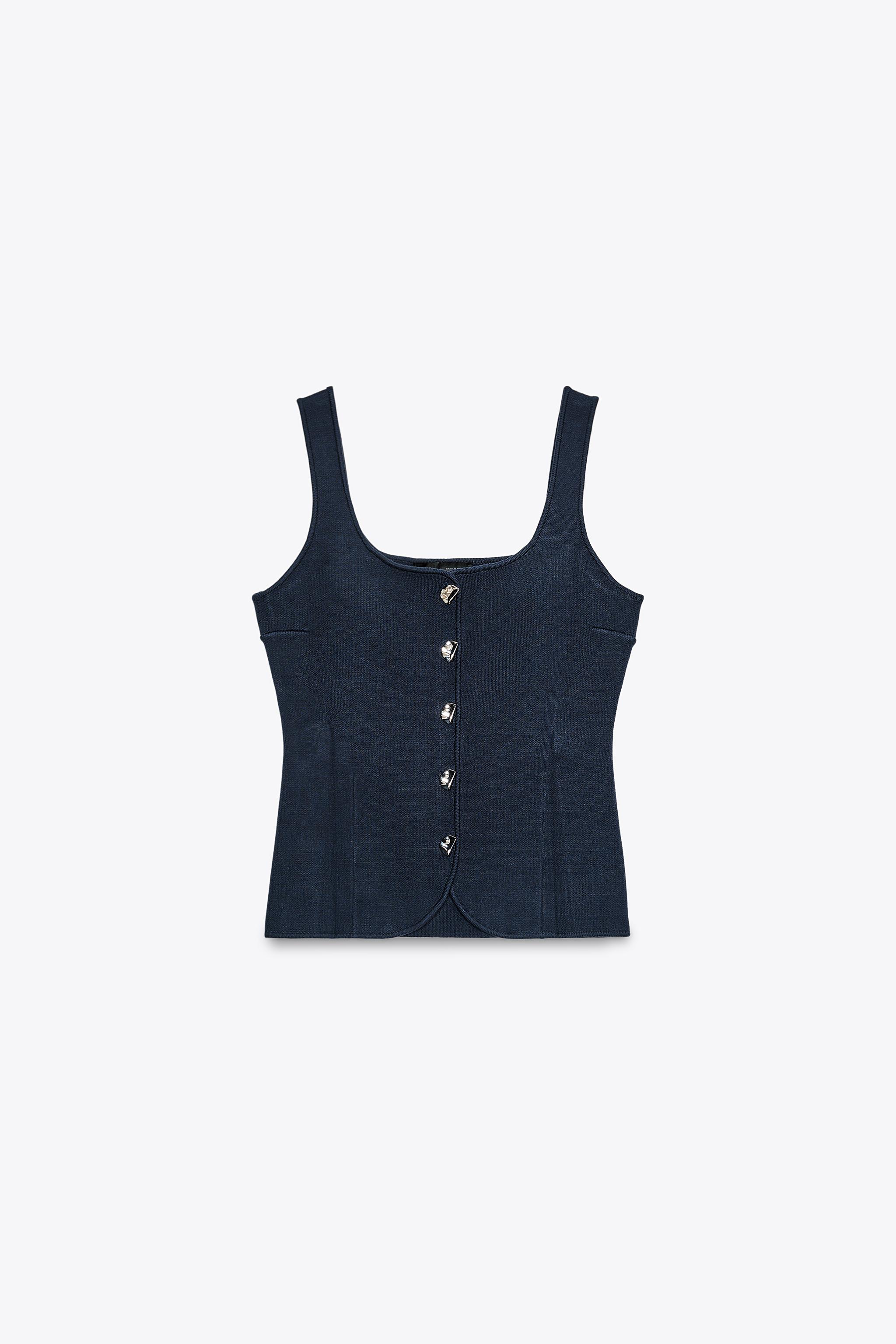 ZARA ビスチェ　コルセット　ブラック　トップス　アシンメトリー ZARA ビスチェ コルセット ブラック トップス アシンメトリー