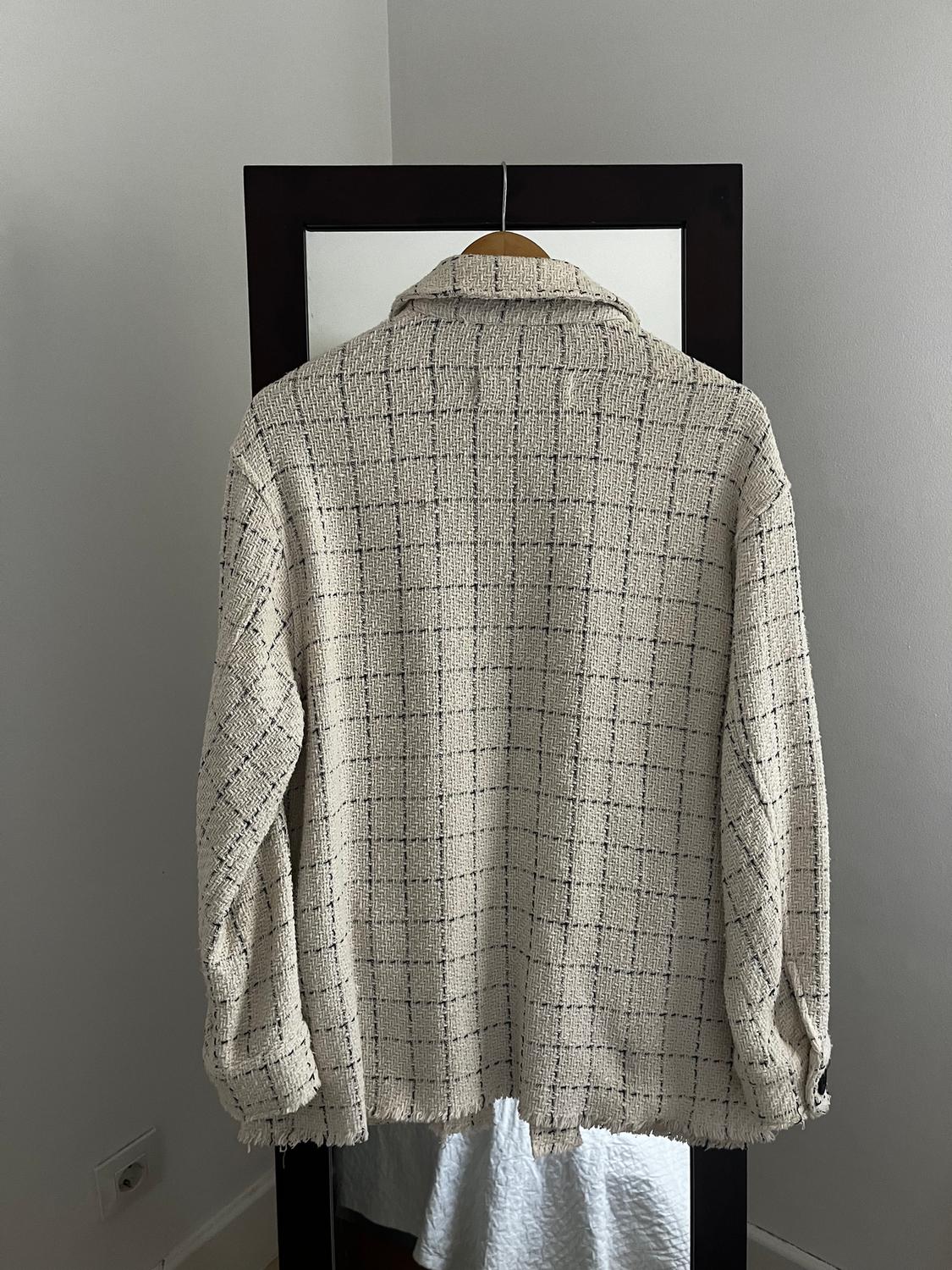 TEXTURED CHECK OVERSHIRT - Image 2