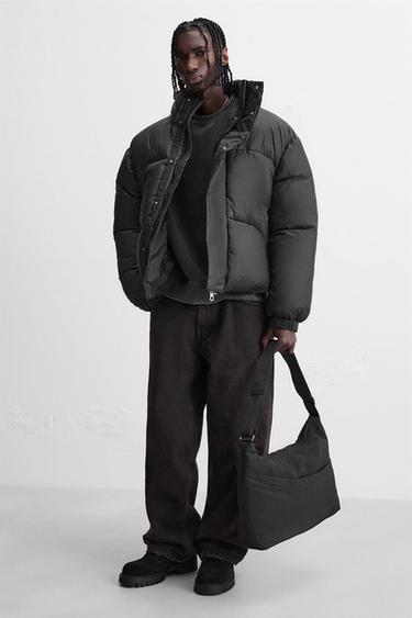 Zara NYLON BAG - Black - Image 0