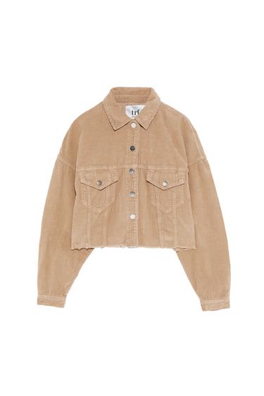 CROPPED CORDUROY JACKET