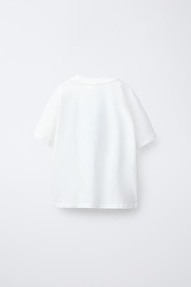 SURF PHOTO T-SHIRT - White by Zara - Image 1