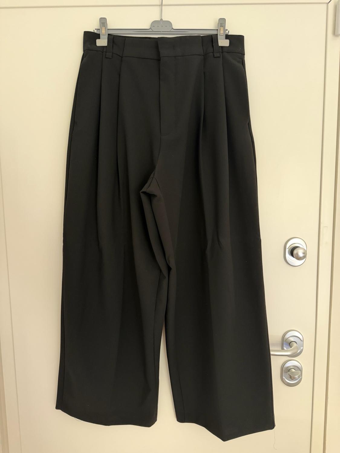 WIDE-LEG PLEATED TROUSERS - Image 2