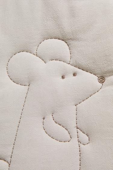 CHILDREN'S MOON PLAY RUG - Taupe grey by Zara - Image 3