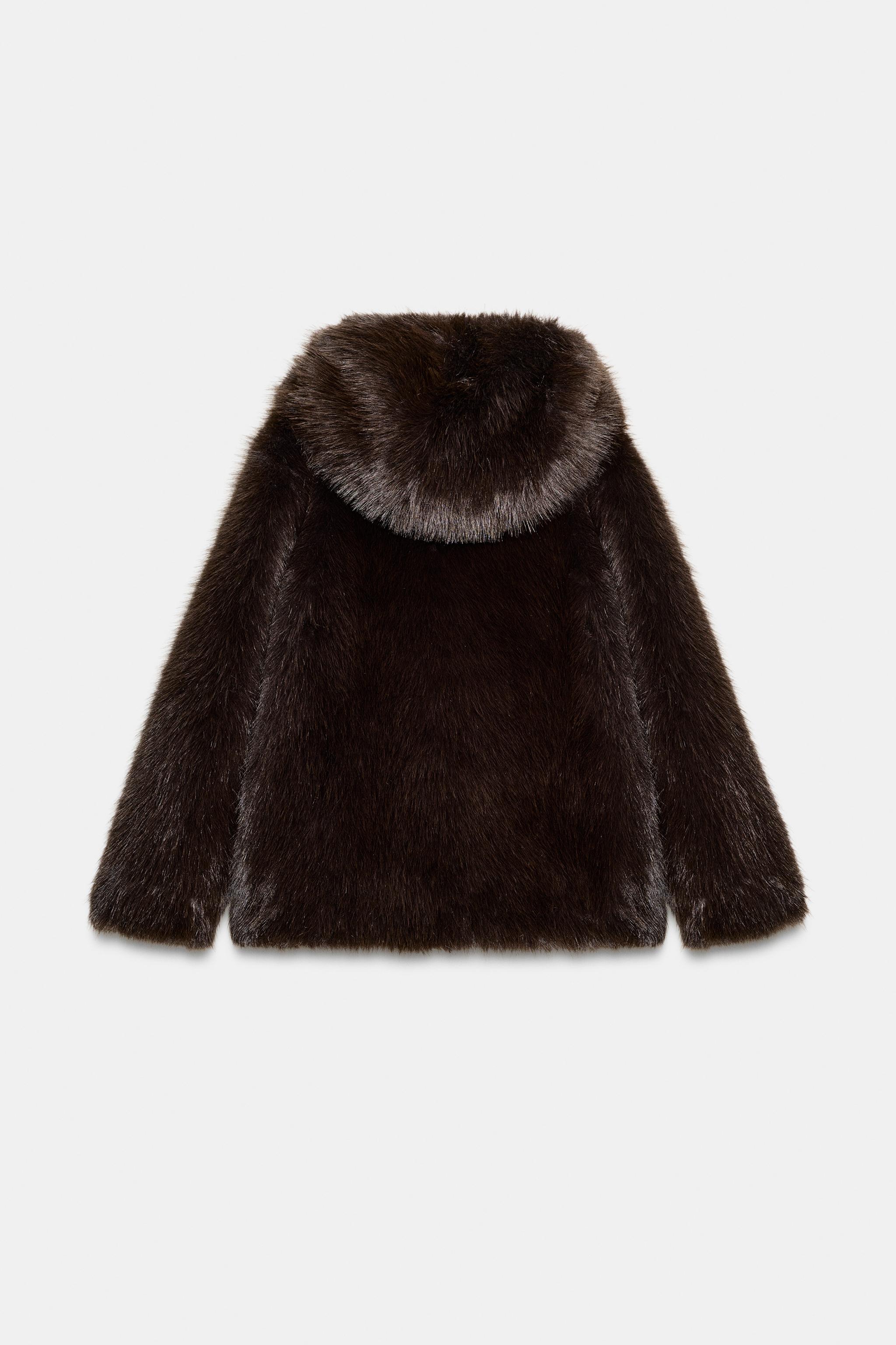 ZW COLLECTION FAUX FUR SHORT COAT