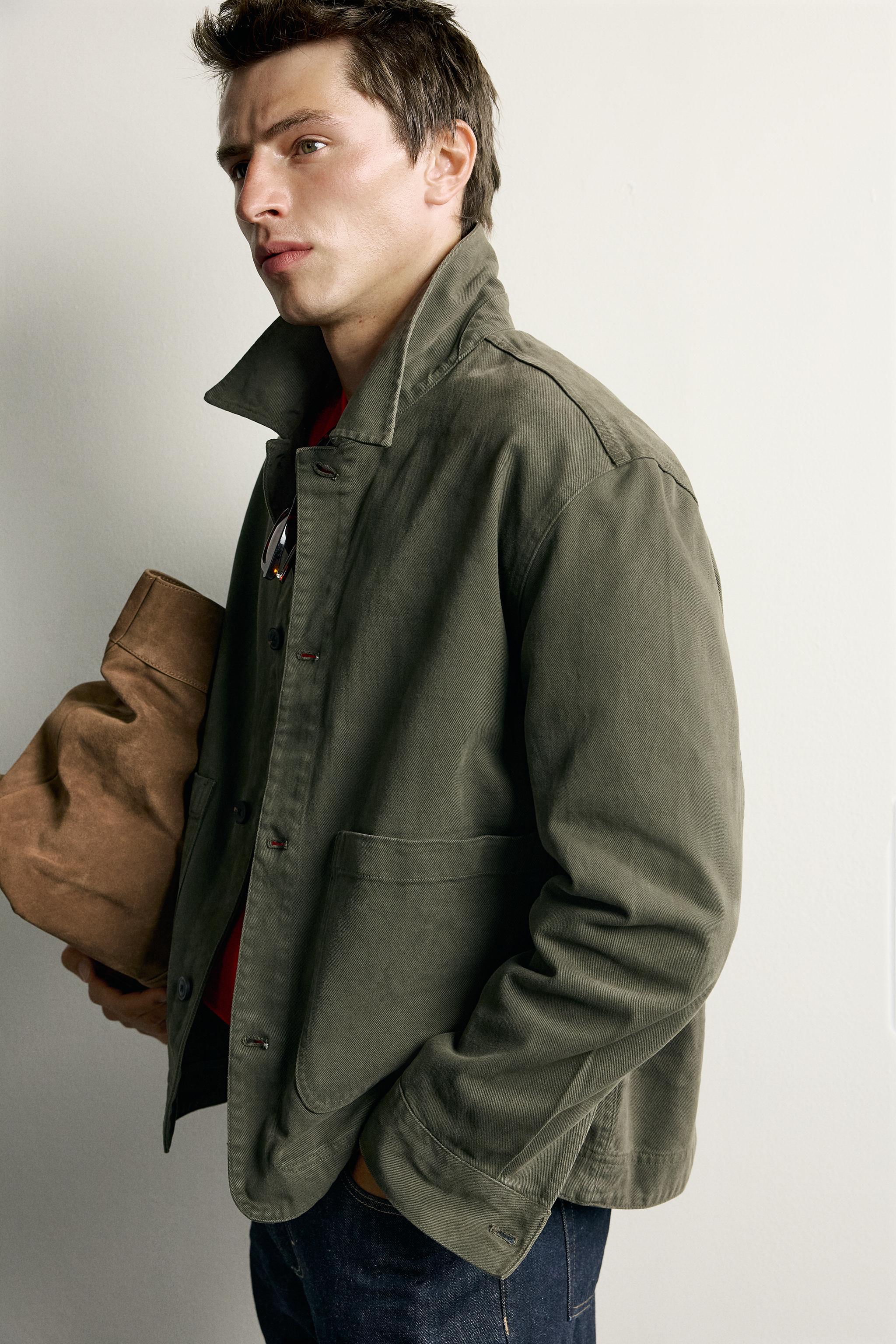 RELAXED FIT POCKET OVERSHIRT