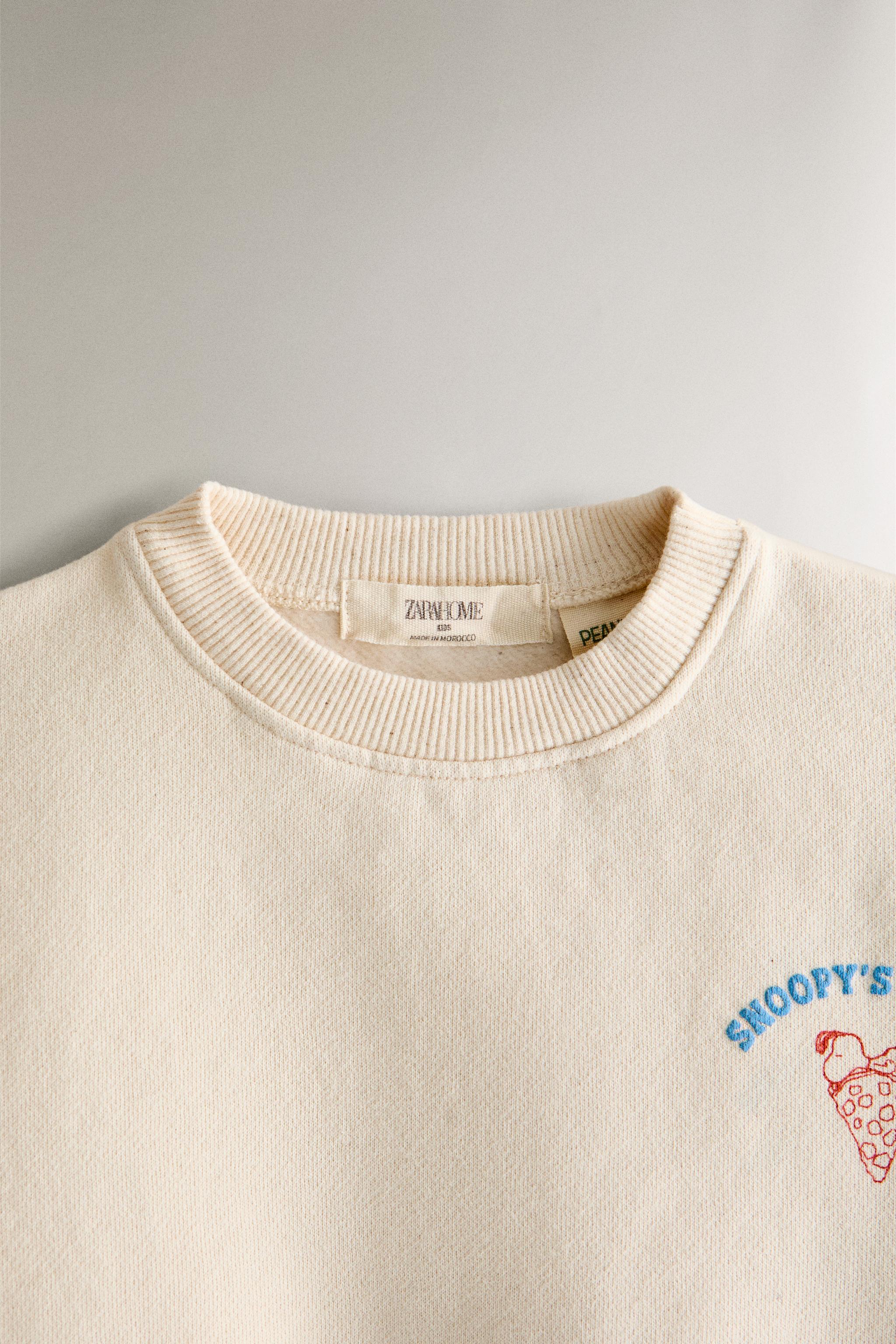 PEANUTS™ COTTON PIZZA SWEATSHIRT