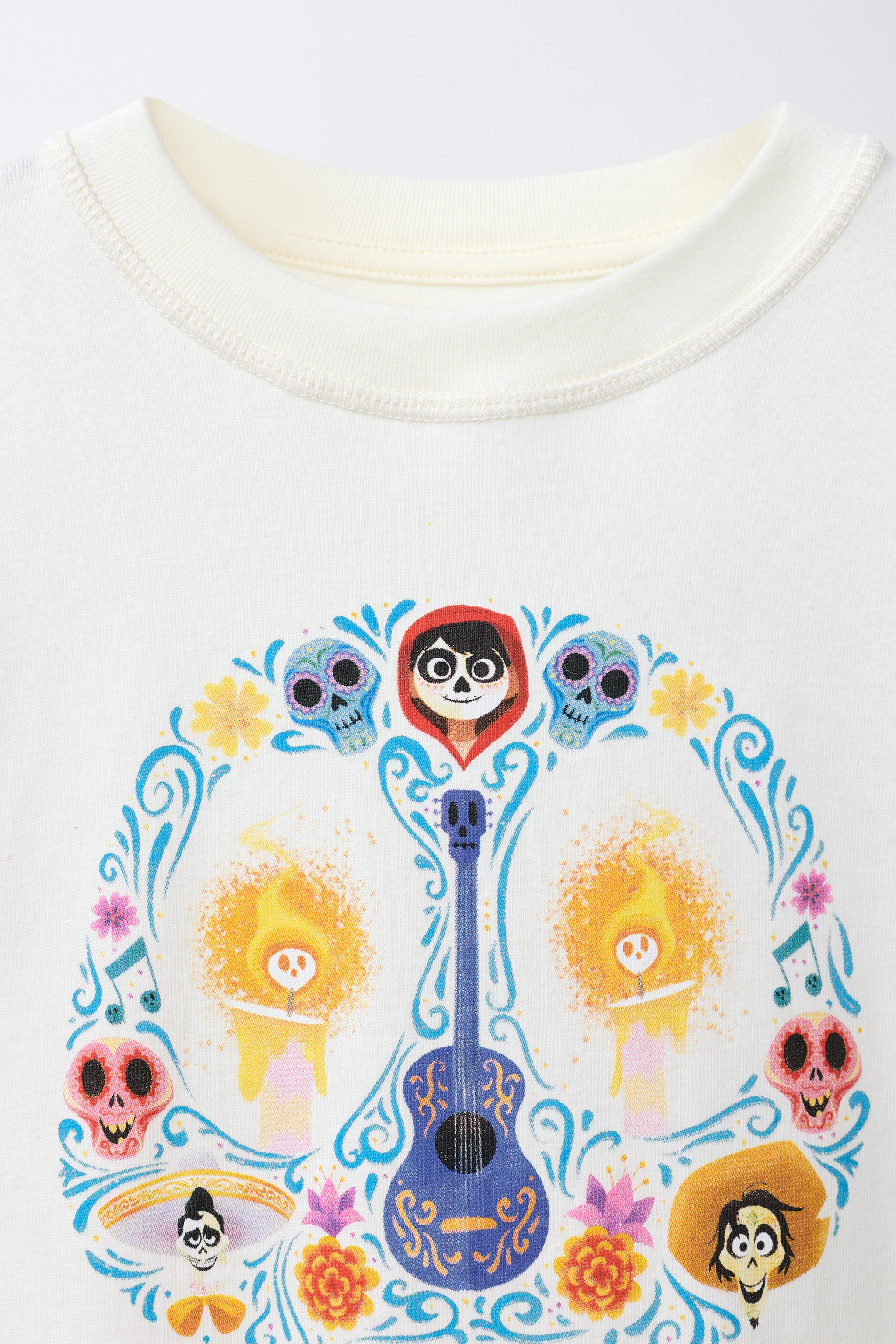 ★coco★ Disney Pixar Coco Floral Guitar Zipperd Hoodie - BoxLunch