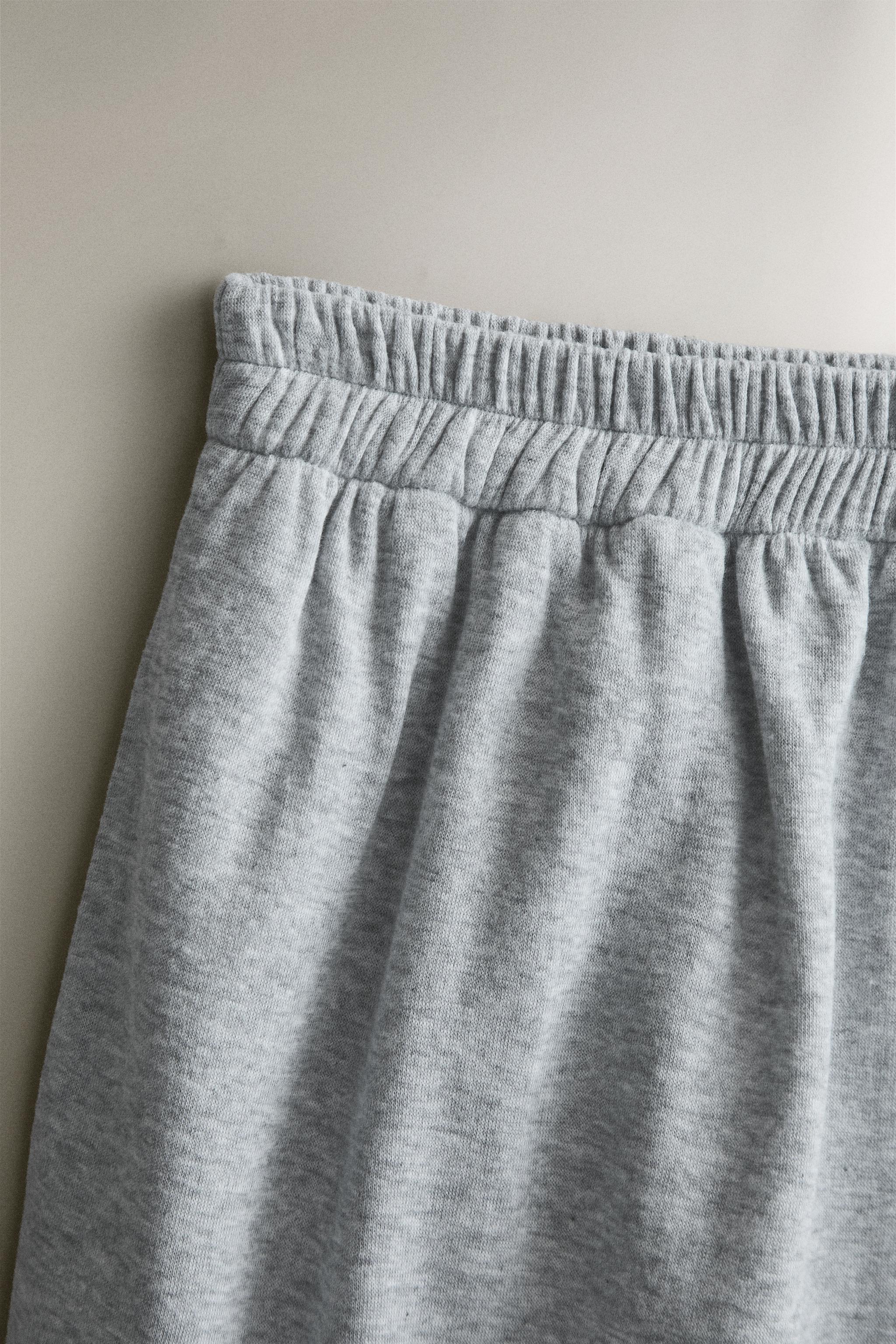 COTTON SHORTS — Gray