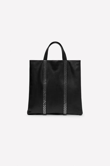 BOLSA TOTE BAG DE COURO LUDOVIC DE SAINT SERNIN x ZARA - Preto da Zara