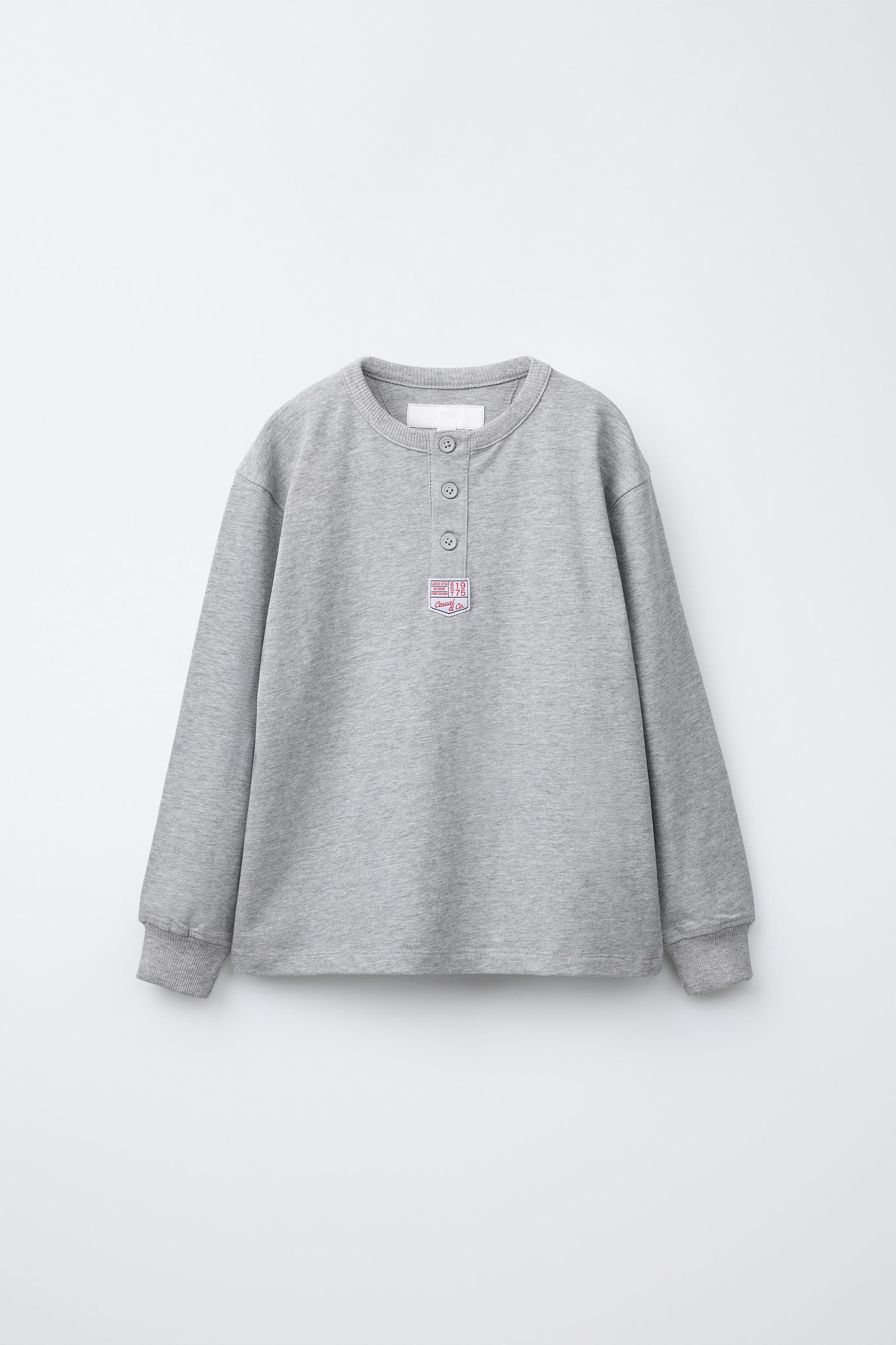 HENLEY LABEL T-SHIRT