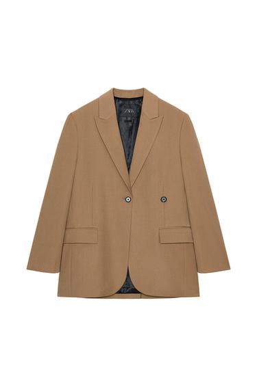 BLAZER OVERSIZE ZW COLLECTION - Caramelo de Zara